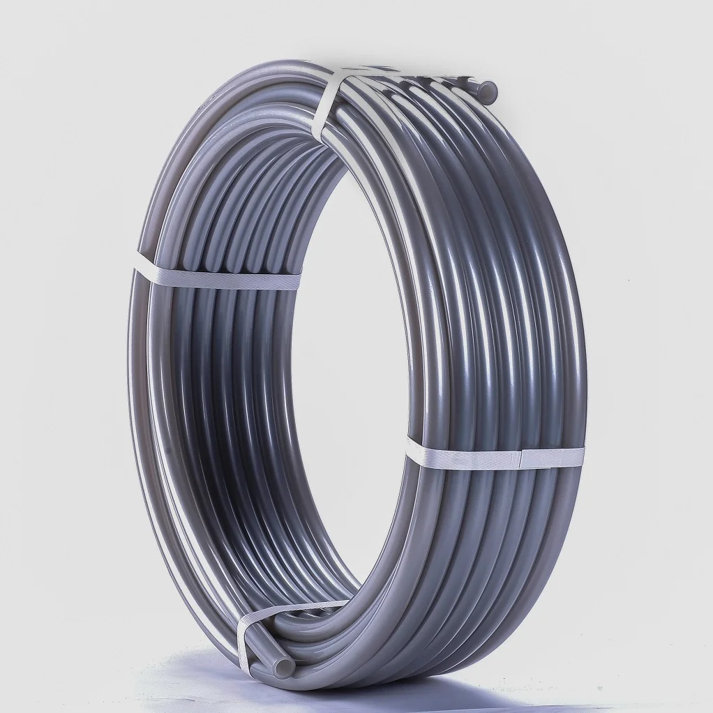 Труба ROMMER PEX из сшитого полиэтилена с кислородным слоем, серая, 20х2,8 (бухта 100 метров) Труба ROMMER PEX из сшитого полиэтилена с кислородным слоем, серая, 20х2,8 (бухта 100 метров)