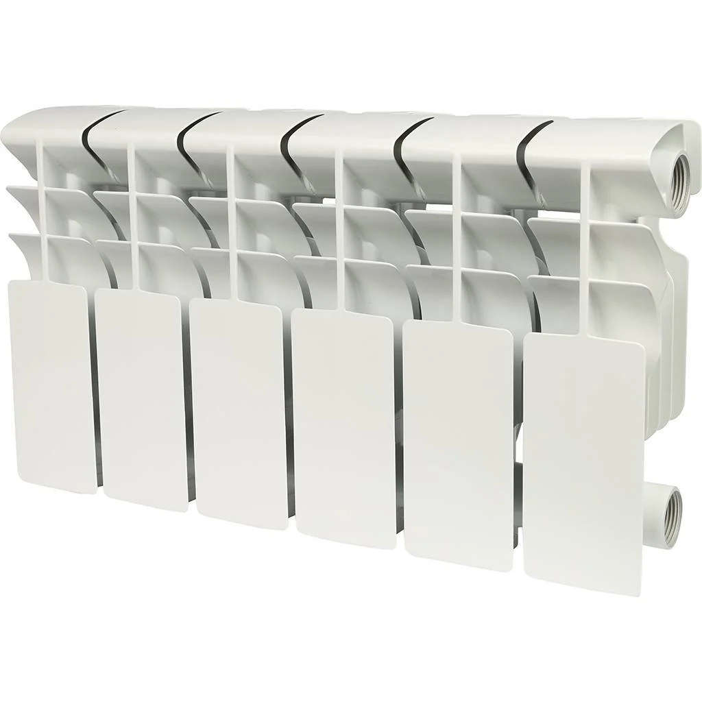 ROMMER Plus 200 Plus 200 6 секций радиатор алюминиевый (RAL9016) ROMMER Plus 200 Plus 200 6 секций радиатор алюминиевый (RAL9016)
