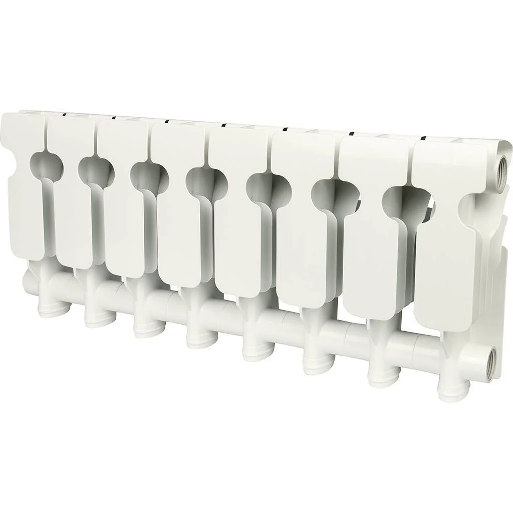 ROMMER Plus 200 Plus 200 8 секций радиатор алюминиевый (RAL9016) ROMMER Plus 200 Plus 200 8 секций радиатор алюминиевый (RAL9016)