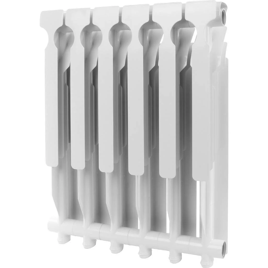ROMMER Plus 500 Plus 500 6 секций радиатор алюминиевый (RAL9016) ROMMER Plus 500 Plus 500 6 секций радиатор алюминиевый (RAL9016)