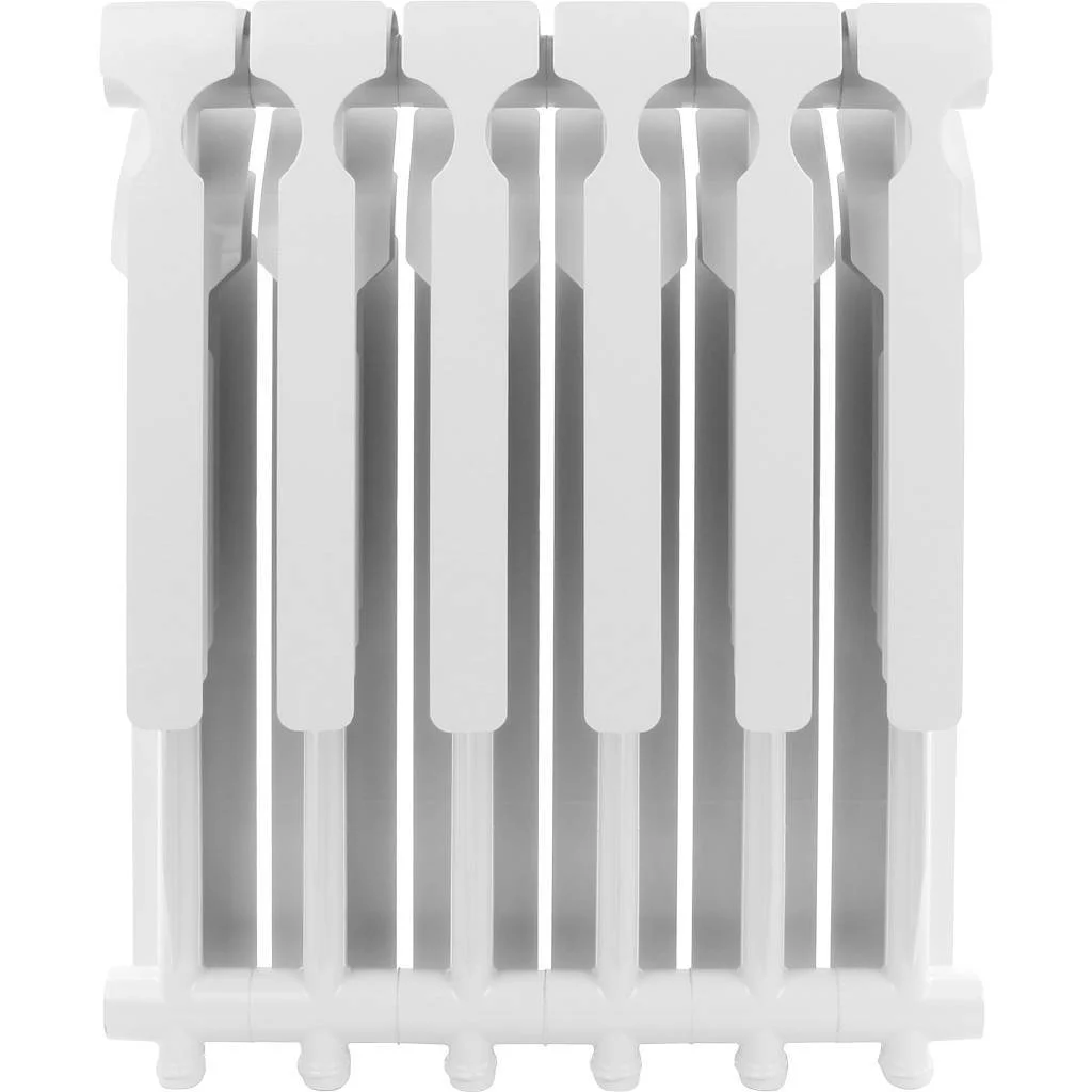 ROMMER Plus 500 Plus 500 6 секций радиатор алюминиевый (RAL9016) ROMMER Plus 500 Plus 500 6 секций радиатор алюминиевый (RAL9016)