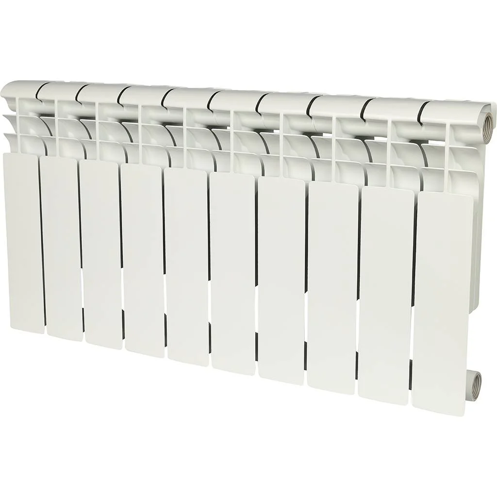 ROMMER Profi BM 350 (BI350-80-80-130) Profi BM 350 (BI350-80-80-130) 10 секций радиатор биметаллический (RAL9016)