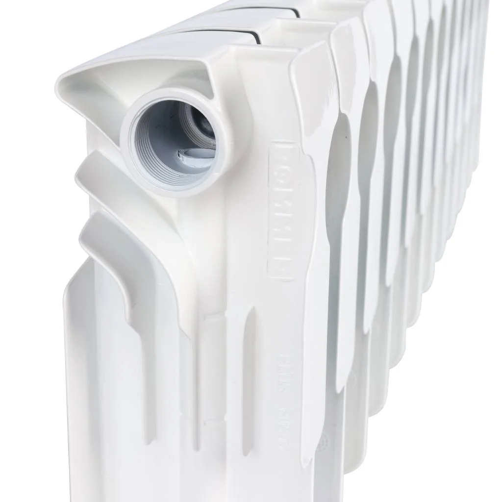 ROMMER Plus BM 200 Plus BM 200 12 секций радиатор биметаллический (RAL9016) ROMMER Plus BM 200 Plus BM 200 12 секций радиатор биметаллический (RAL9016)