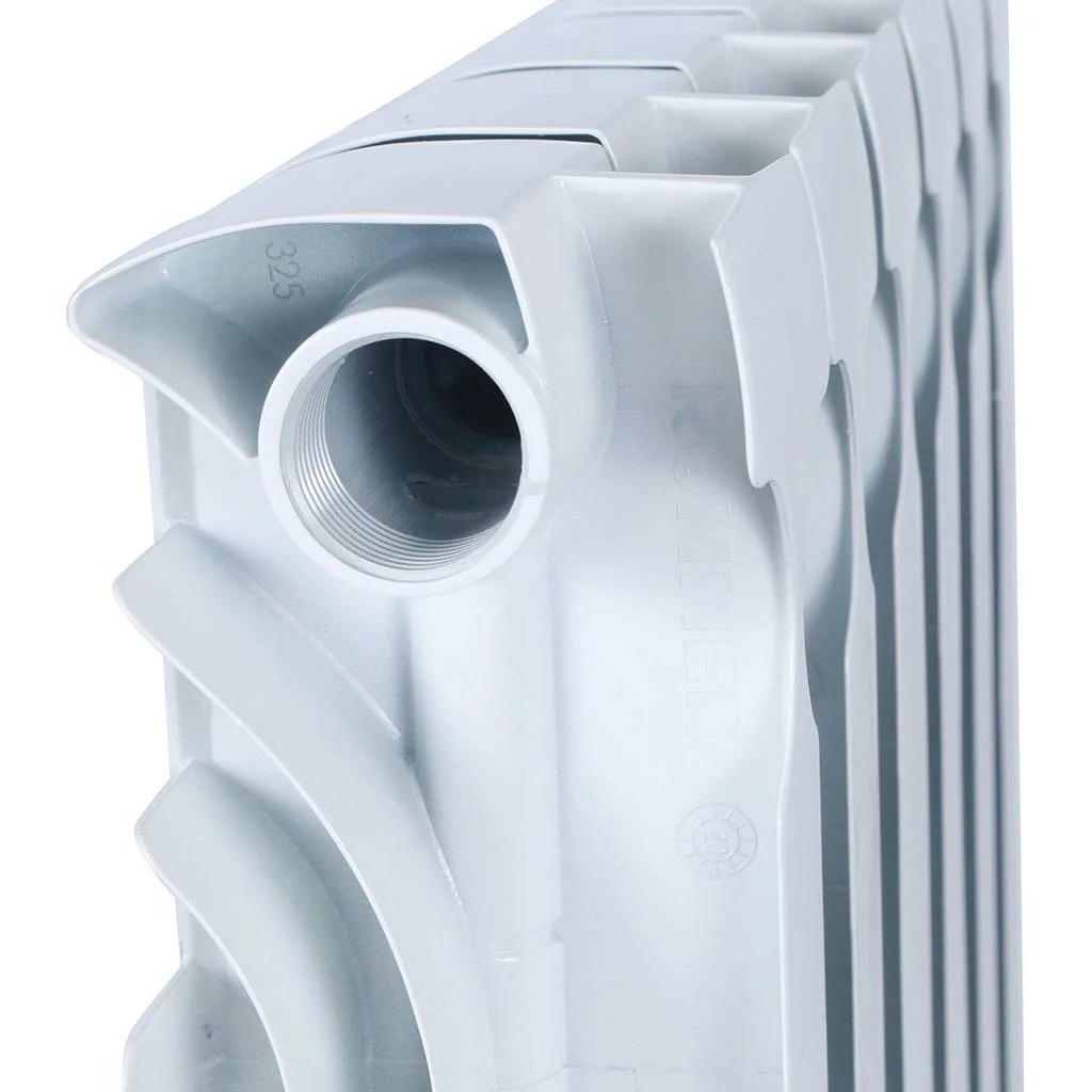 ROMMER Plus BM 500 Plus BM 500 6 секций радиатор биметаллический (RAL9016) ROMMER Plus BM 500 Plus BM 500 6 секций радиатор биметаллический (RAL9016)