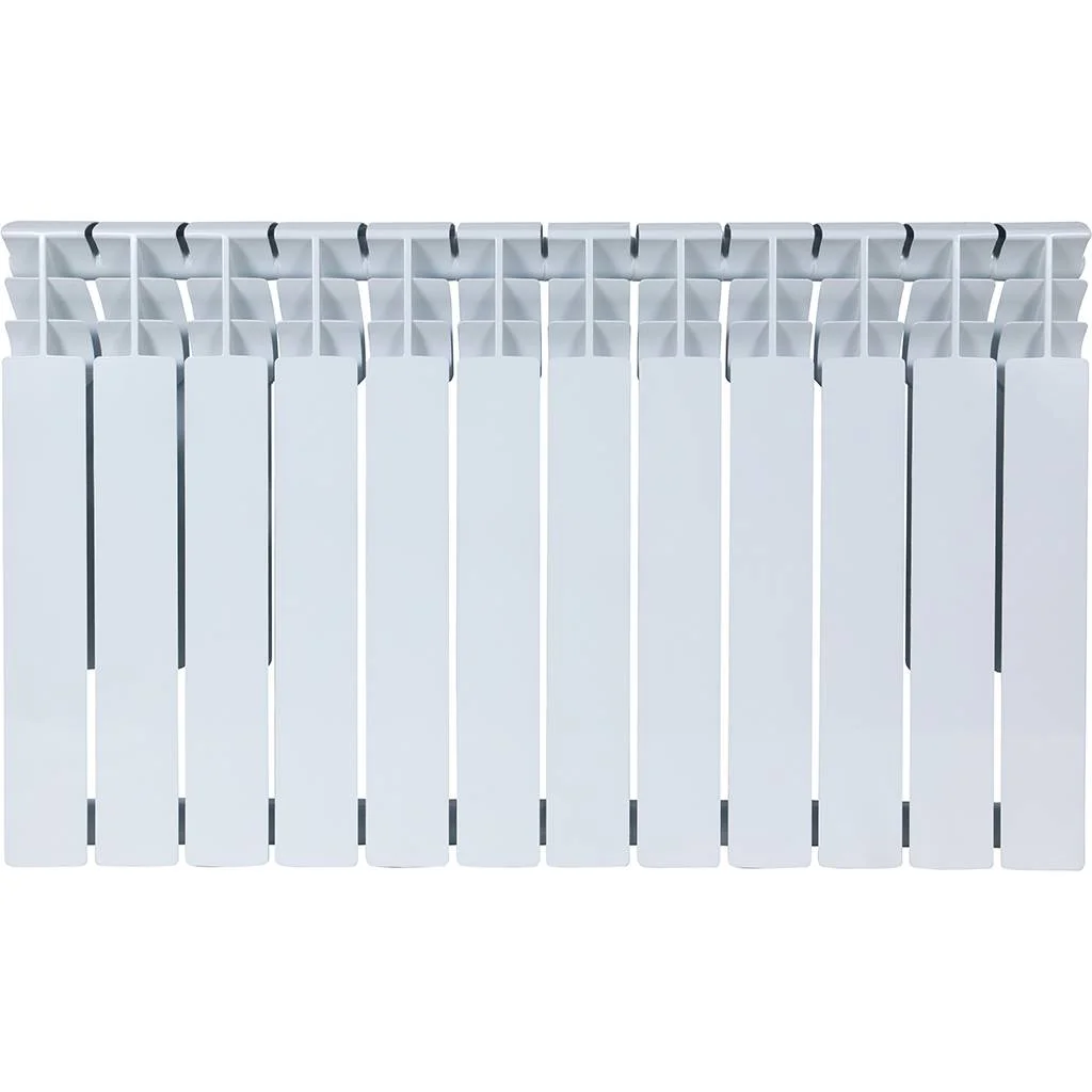 ROMMER Plus BM 500 Plus BM 500 12 секций радиатор биметаллический (RAL9016) ROMMER Plus BM 500 Plus BM 500 12 секций радиатор биметаллический (RAL9016)