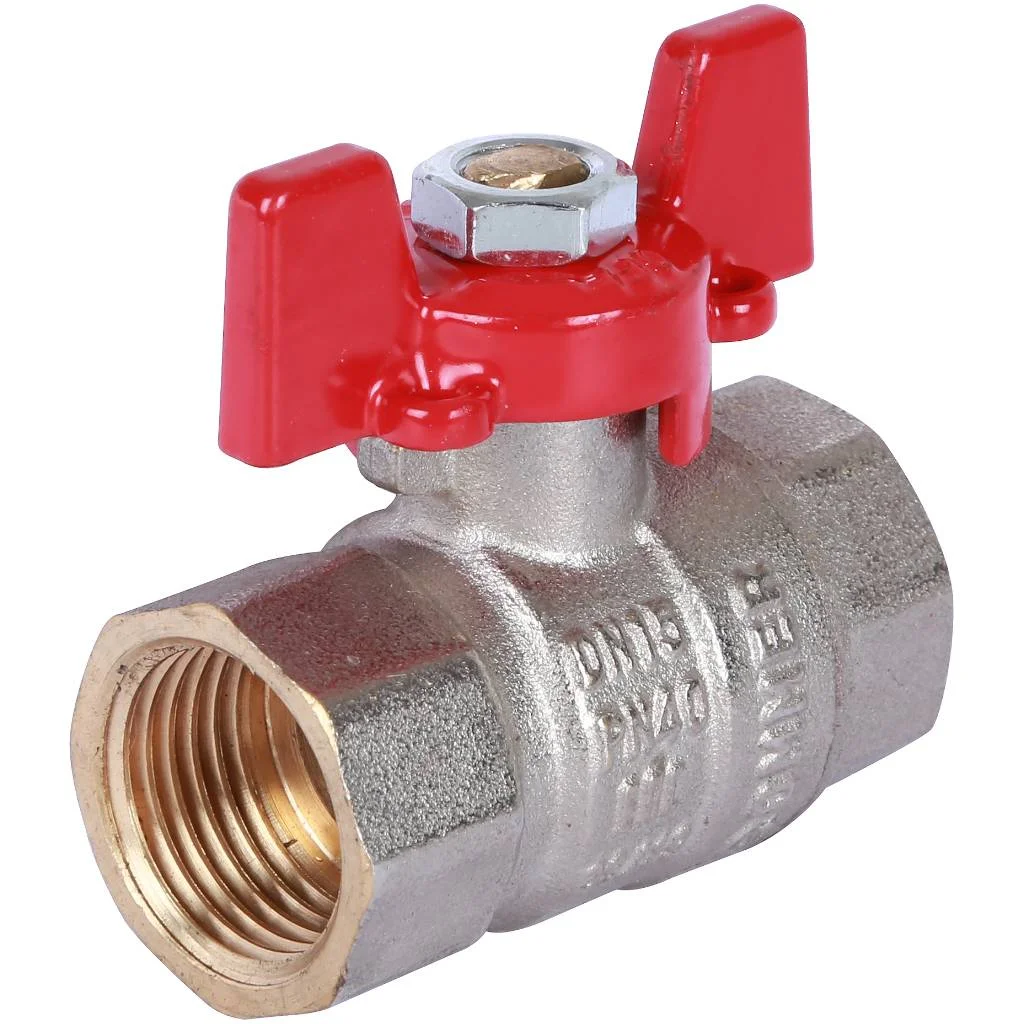 ROMMER Шаровой кран 1/2 ВН/ВН, ручка бабочка ROMMER Шаровой кран 1/2 ВН/ВН, ручка бабочка