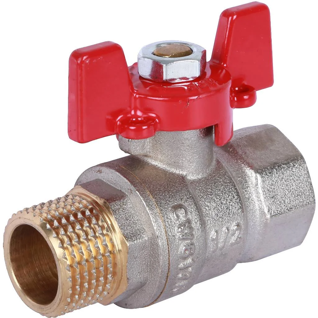 ROMMER Шаровой кран 1/2 ВН/НР, ручка бабочка ROMMER Шаровой кран 1/2 ВН/НР, ручка бабочка