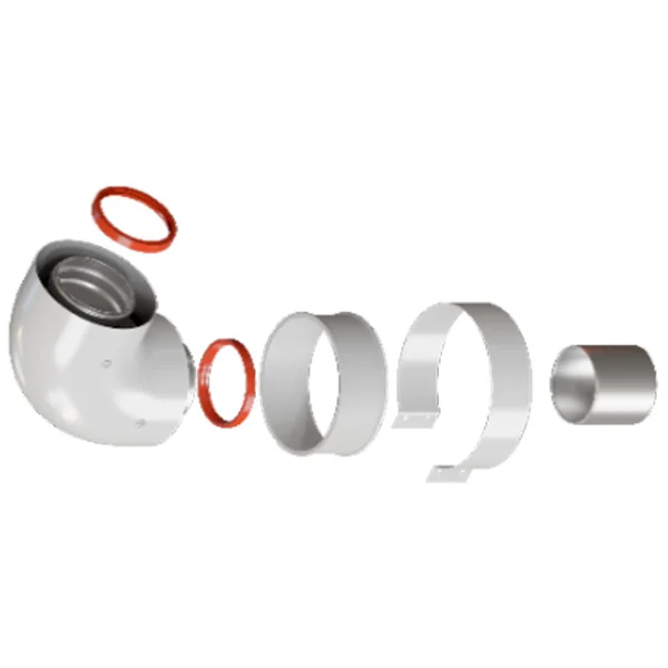 ROMMER RCA-6010-210190 Начальный участок 90 гр. 60/100 (Baxi (кроме ECO Nova/Classic), Ariston, Vaillant, Viessmann, Kiturami, Mizudo, Beretta, Oasis, Wolf, Haier, Tiberis, DeDietrich, Arderia ) хомут в комплекте + втулка D60 L-50 ROMMER RCA-6010-210190 Начальный участок 90 гр. 60/100 (Baxi (кроме ECO Nova/Classic), Ariston, Vaillant, Viessmann, Kiturami, Mizudo, Beretta, Oasis, Wolf, Haier, Tiberis, DeDietrich, Arderia ) хомут в комплекте + втулка D60 L-50