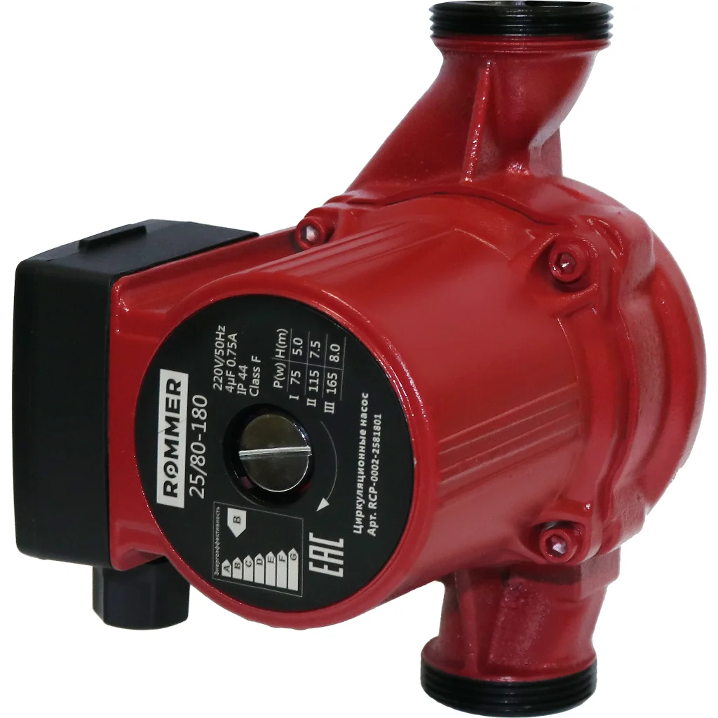Циркуляционный насос Rommer 25/80-180 Циркуляционный насос Rommer 25/80-180
