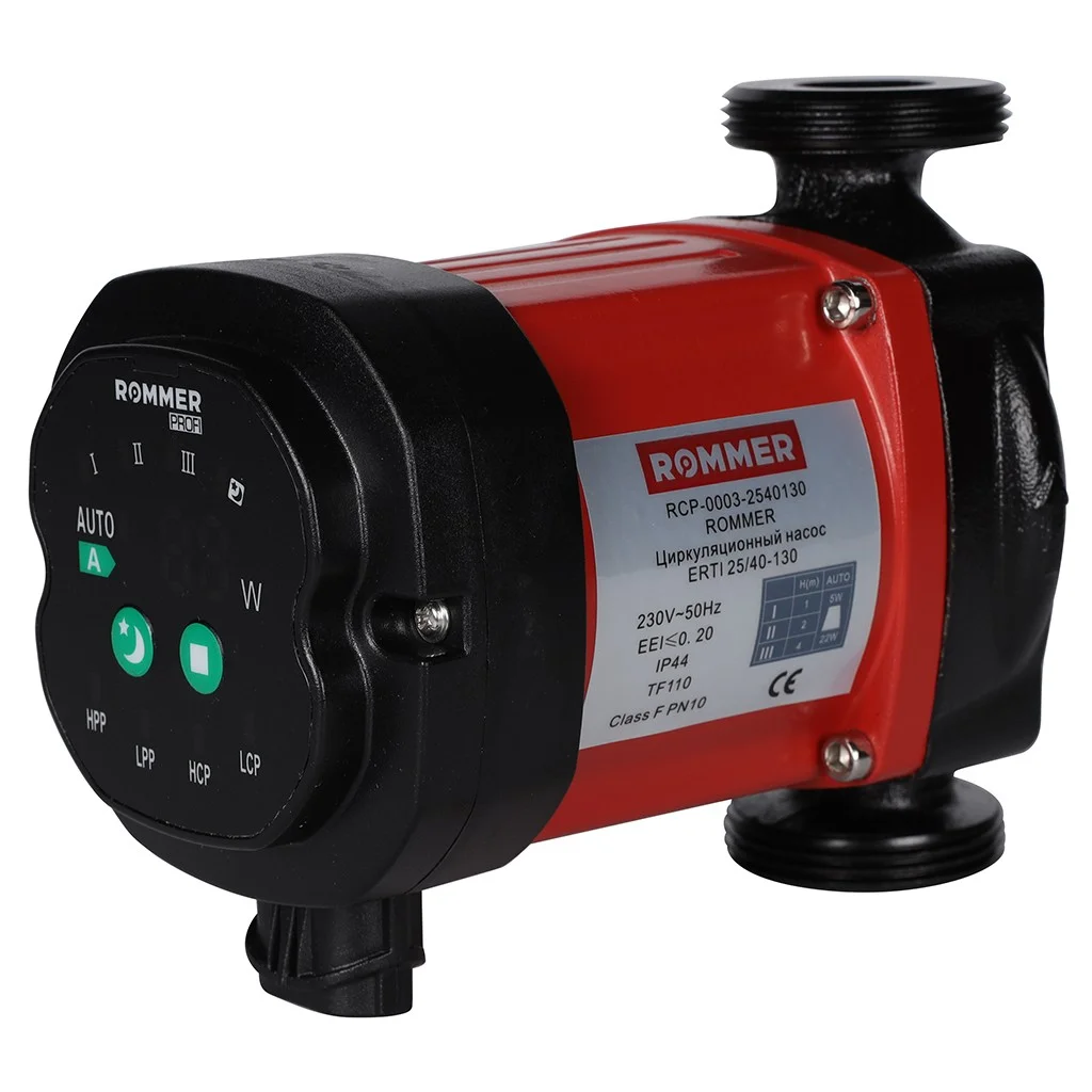 ROMMER RCP-0003 ROMMER Циркуляционный насос ERTI 25/40-130 ROMMER RCP-0003 ROMMER Циркуляционный насос ERTI 25/40-130