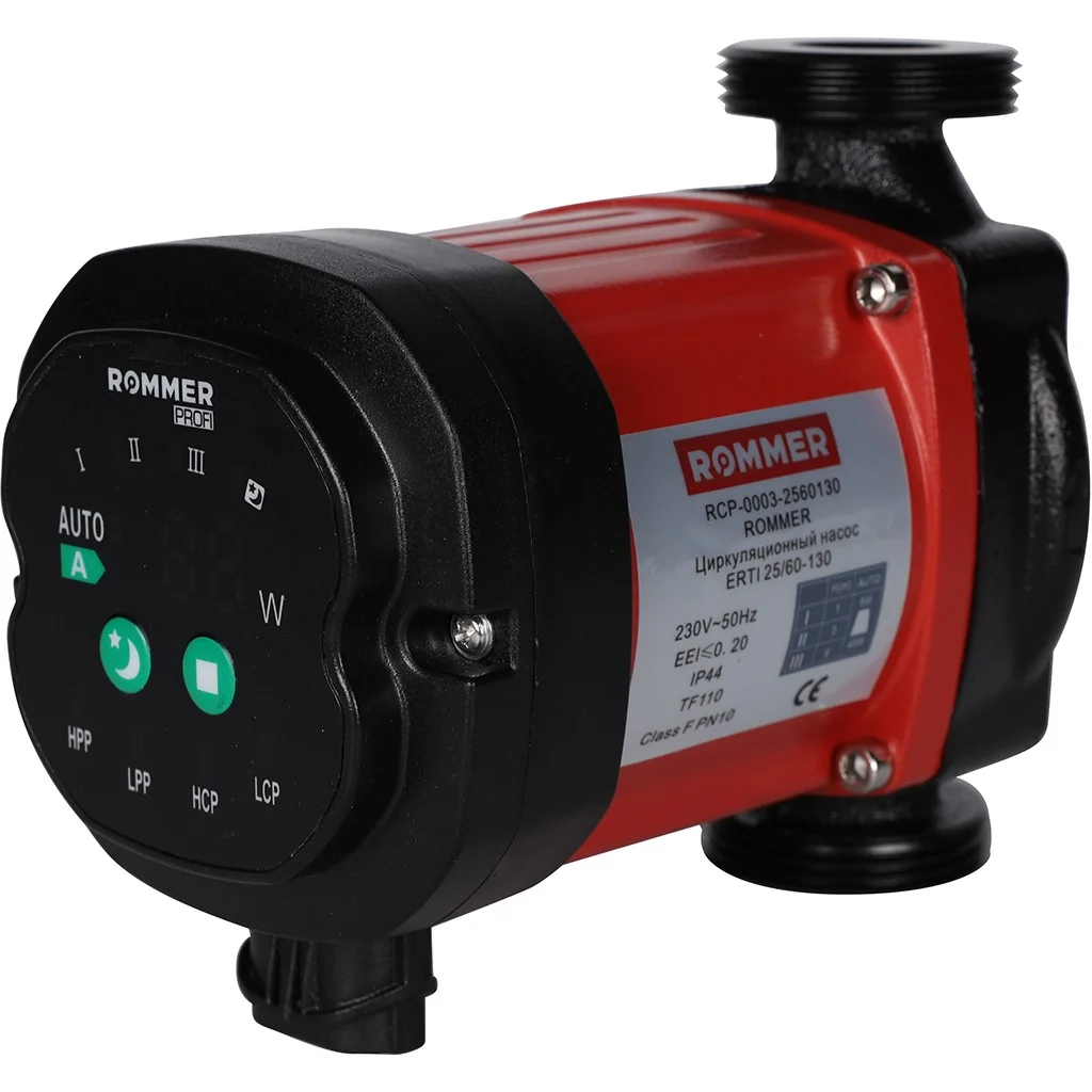 ROMMER RCP-0003 ROMMER Циркуляционный насос ERTI 25/60-130 ROMMER RCP-0003 ROMMER Циркуляционный насос ERTI 25/60-130