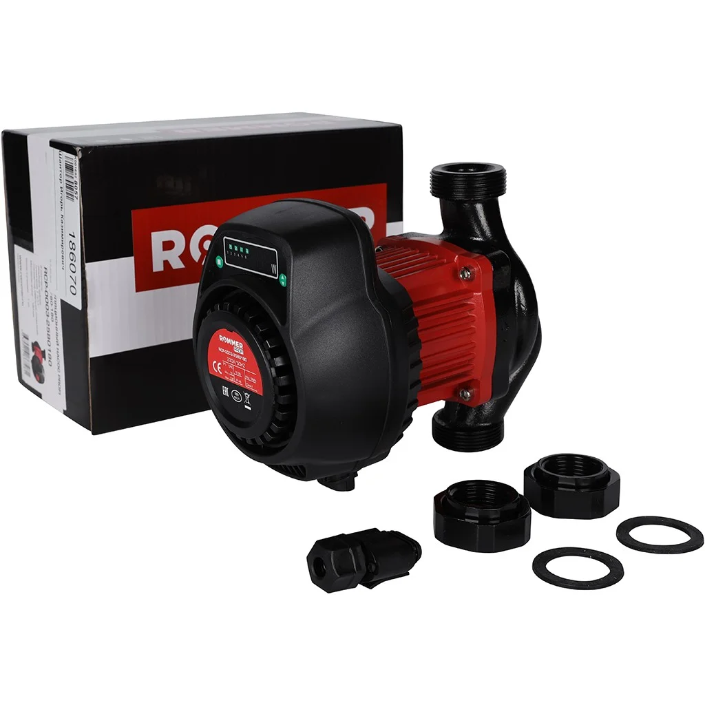 ROMMER RCP-0003 ROMMER Циркуляционный насос ER 25/80-180 ROMMER RCP-0003 ROMMER Циркуляционный насос ER 25/80-180