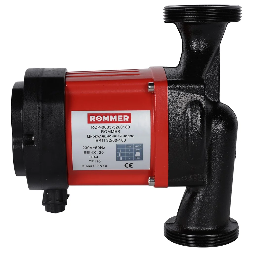 ROMMER RCP-0003 ROMMER Циркуляционный насос ERTI 32/60-180 ROMMER RCP-0003 ROMMER Циркуляционный насос ERTI 32/60-180