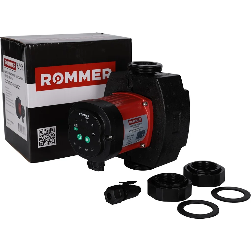 ROMMER RCP-0003 ROMMER Циркуляционный насос ERTI 32/60-180 ROMMER RCP-0003 ROMMER Циркуляционный насос ERTI 32/60-180