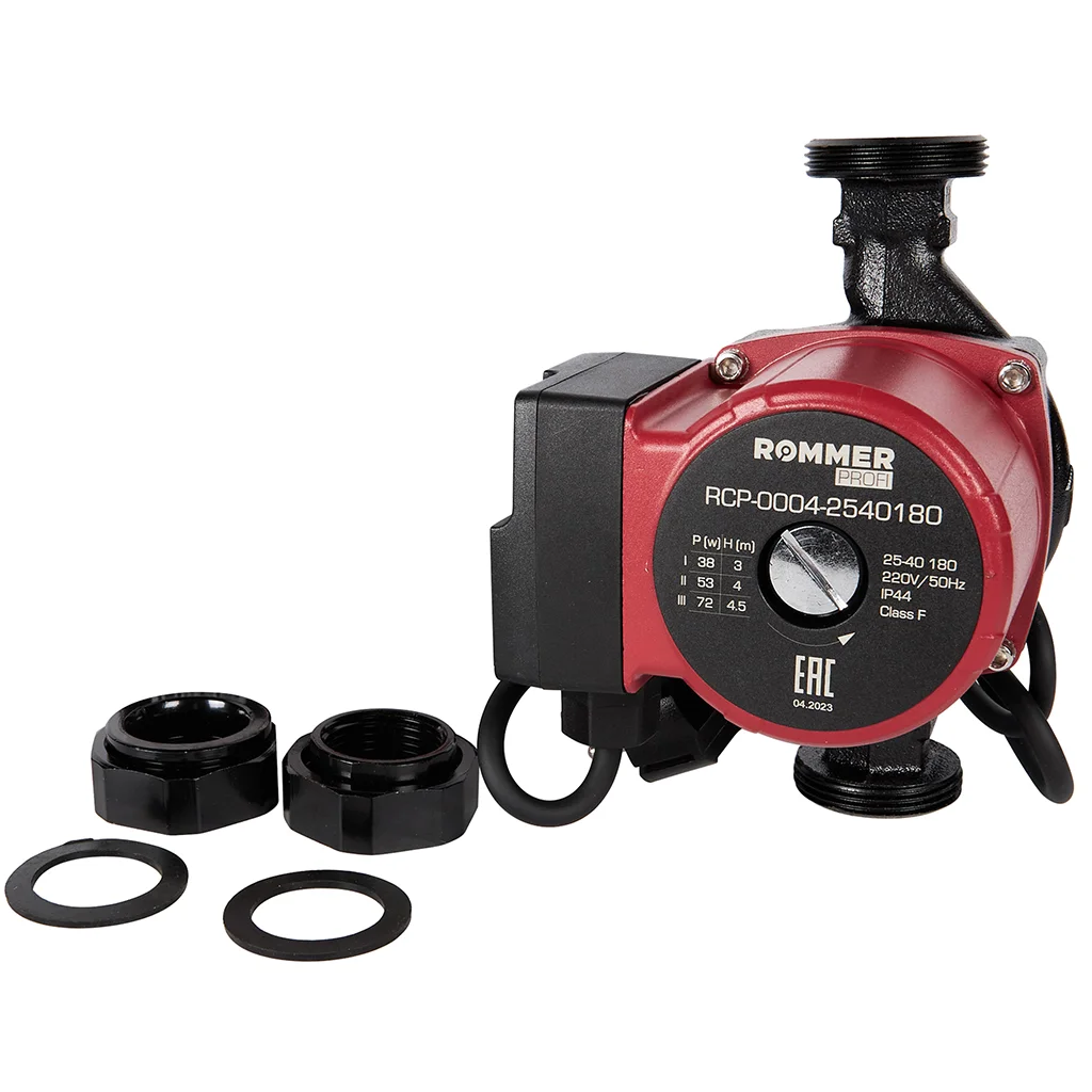 ROMMER RCP-0004 Profi RCP-0004-2540180 ROMMER Циркуляционный насос Profi 25/40-180 ROMMER RCP-0004 Profi RCP-0004-2540180 ROMMER Циркуляционный насос Profi 25/40-180