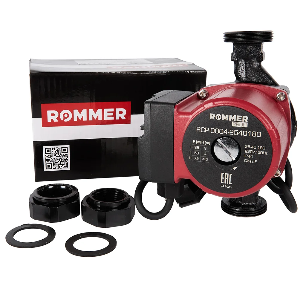 ROMMER RCP-0004 Profi RCP-0004-2540180 ROMMER Циркуляционный насос Profi 25/40-180 ROMMER RCP-0004 Profi RCP-0004-2540180 ROMMER Циркуляционный насос Profi 25/40-180
