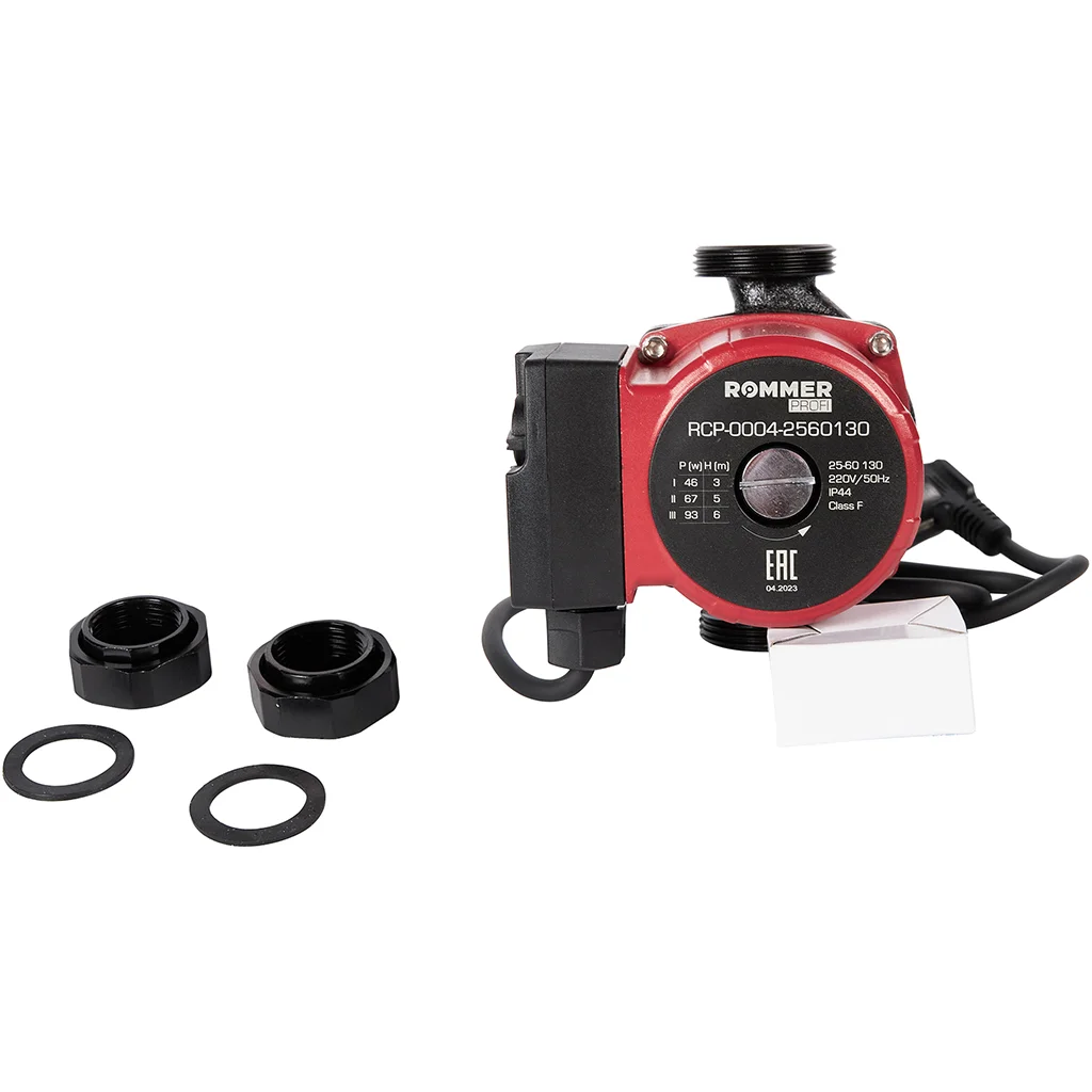 ROMMER RCP-0004 Profi RCP-0004-2560130 ROMMER Циркуляционный насос Profi 25/60-130 ROMMER RCP-0004 Profi RCP-0004-2560130 ROMMER Циркуляционный насос Profi 25/60-130