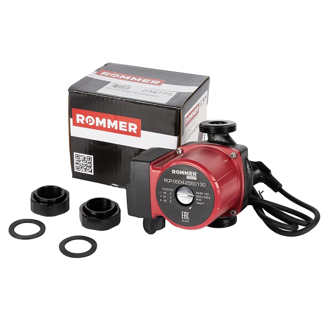 ROMMER RCP-0004 Profi RCP-0004-2560130 ROMMER Циркуляционный насос Profi 25/60-130 ROMMER RCP-0004 Profi RCP-0004-2560130 ROMMER Циркуляционный насос Profi 25/60-130