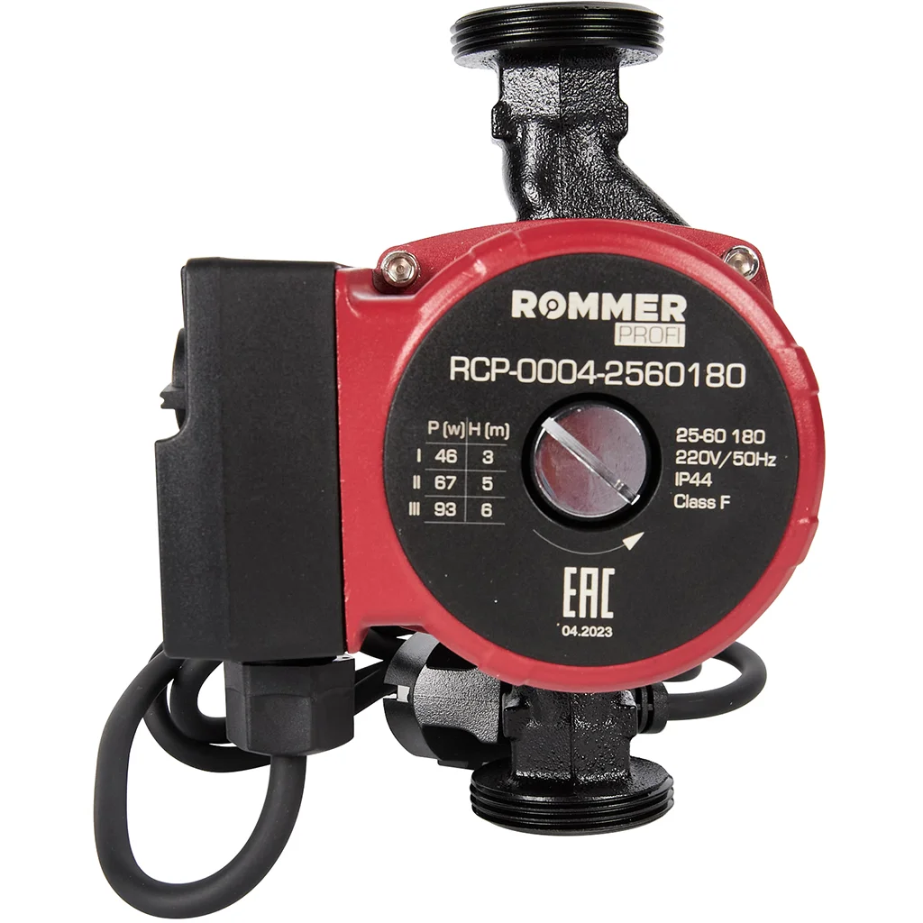 ROMMER RCP-0004 Profi RCP-0004-2560180 ROMMER Циркуляционный насос Profi 25/60-180 ROMMER RCP-0004 Profi RCP-0004-2560180 ROMMER Циркуляционный насос Profi 25/60-180