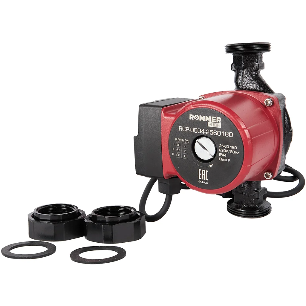 ROMMER RCP-0004 Profi RCP-0004-2560180 ROMMER Циркуляционный насос Profi 25/60-180 ROMMER RCP-0004 Profi RCP-0004-2560180 ROMMER Циркуляционный насос Profi 25/60-180