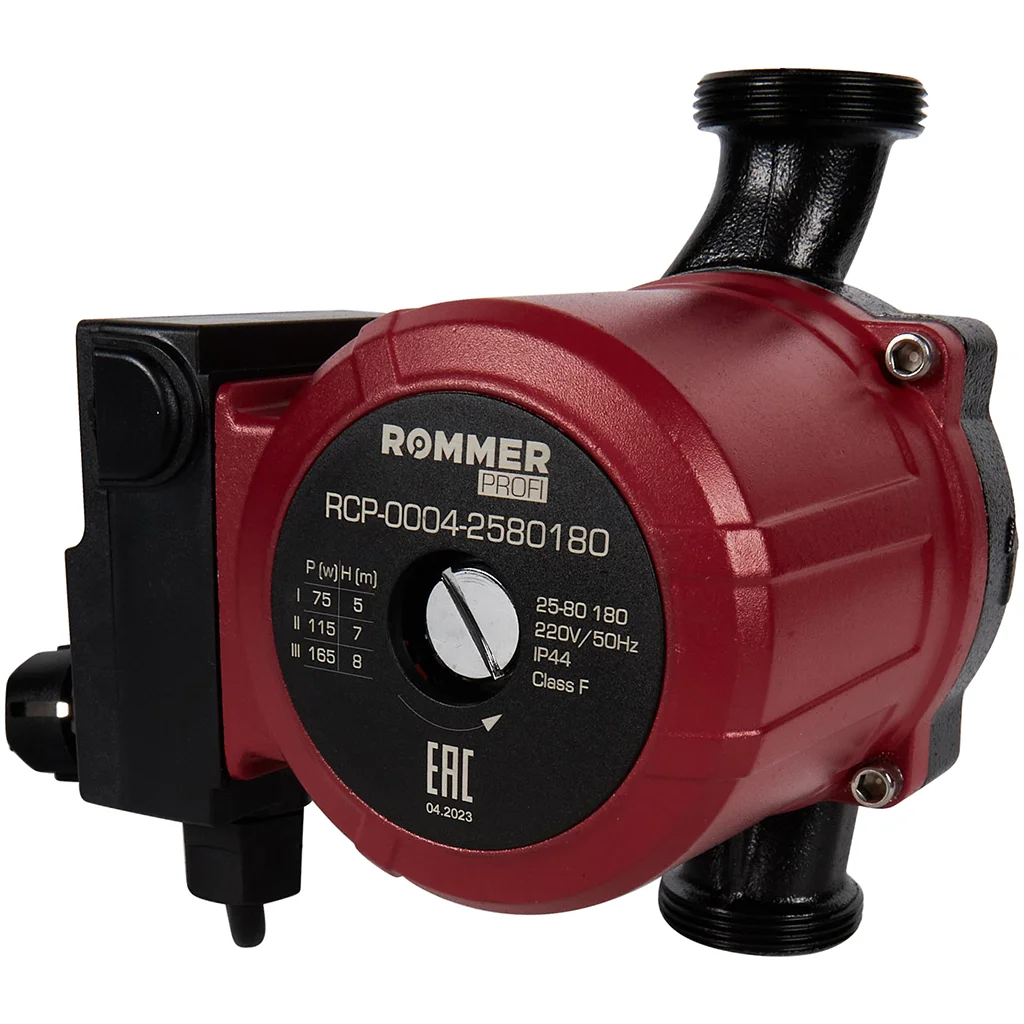 ROMMER RCP-0004 Profi RCP-0004-2580180 ROMMER Циркуляционный насос Profi 25/80-180 ROMMER RCP-0004 Profi RCP-0004-2580180 ROMMER Циркуляционный насос Profi 25/80-180