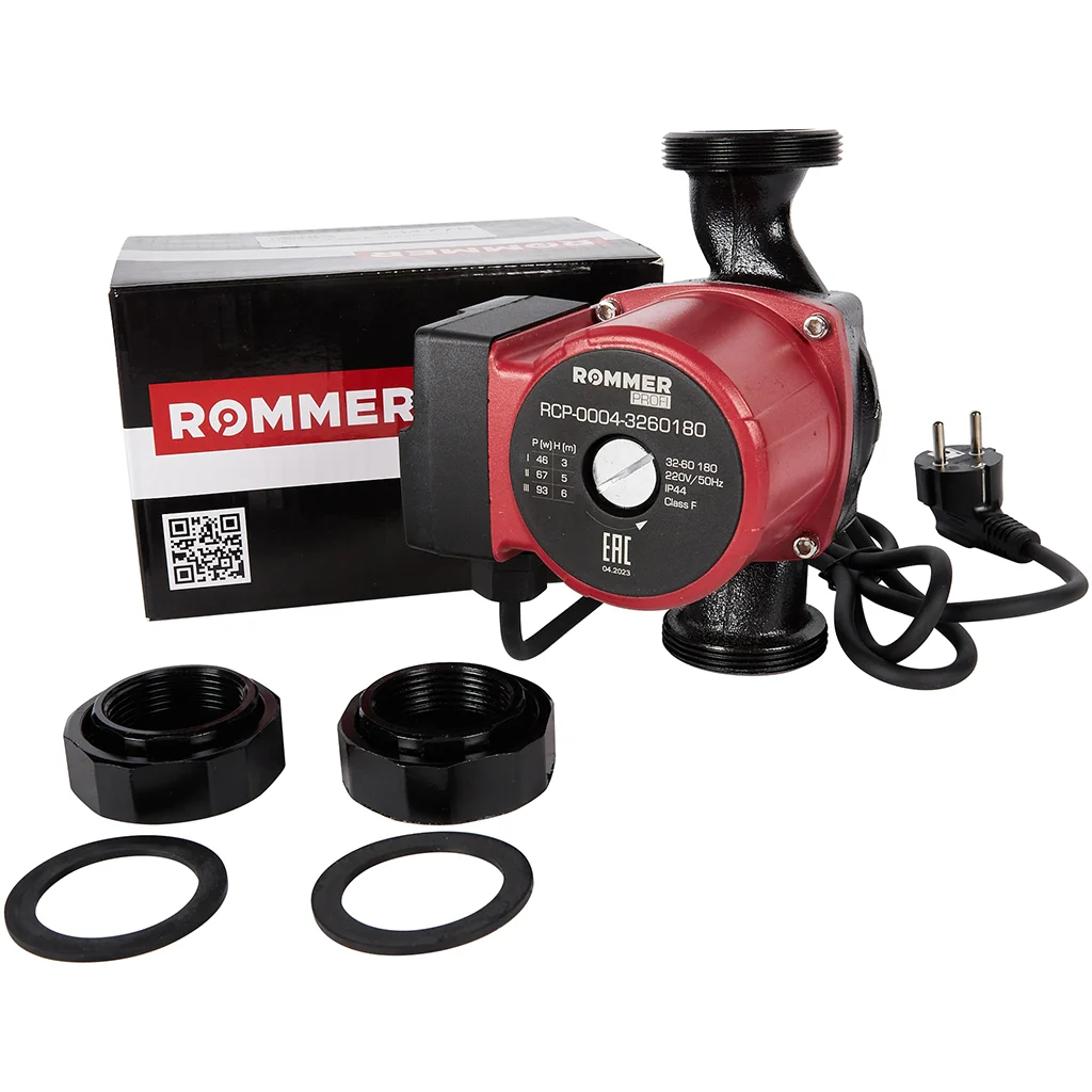 ROMMER RCP-0004 Profi RCP-0004-3260180 ROMMER Циркуляционный насос Profi 32/60-180 ROMMER RCP-0004 Profi RCP-0004-3260180 ROMMER Циркуляционный насос Profi 32/60-180