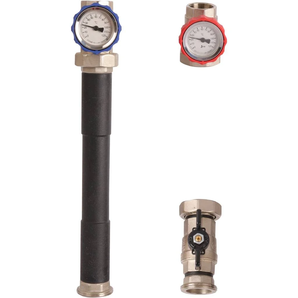 ROMMER RDG-0001 Насосная группа с прямым контуром 1 без насоса ROMMER RDG-0001 Насосная группа с прямым контуром 1 без насоса
