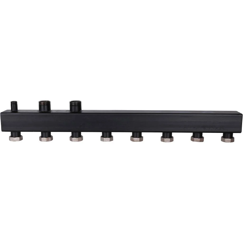 ROMMER RDG-0017 Стальной распределительный коллектор 4 отопительных контура 1 1/2 ROMMER RDG-0017 Стальной распределительный коллектор 4 отопительных контура 1 1/2