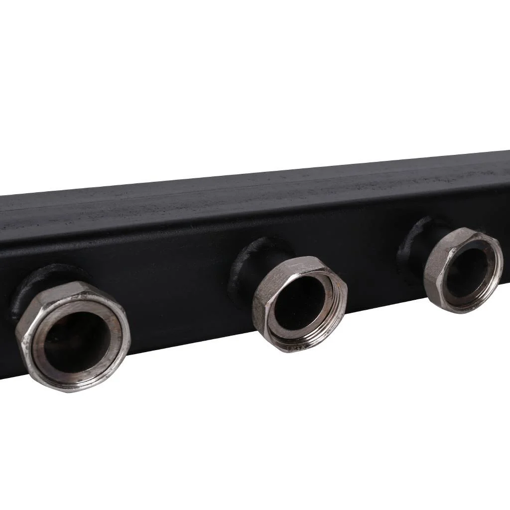 ROMMER RDG-0017 Стальной распределительный коллектор 4 отопительных контура 1 1/2 ROMMER RDG-0017 Стальной распределительный коллектор 4 отопительных контура 1 1/2