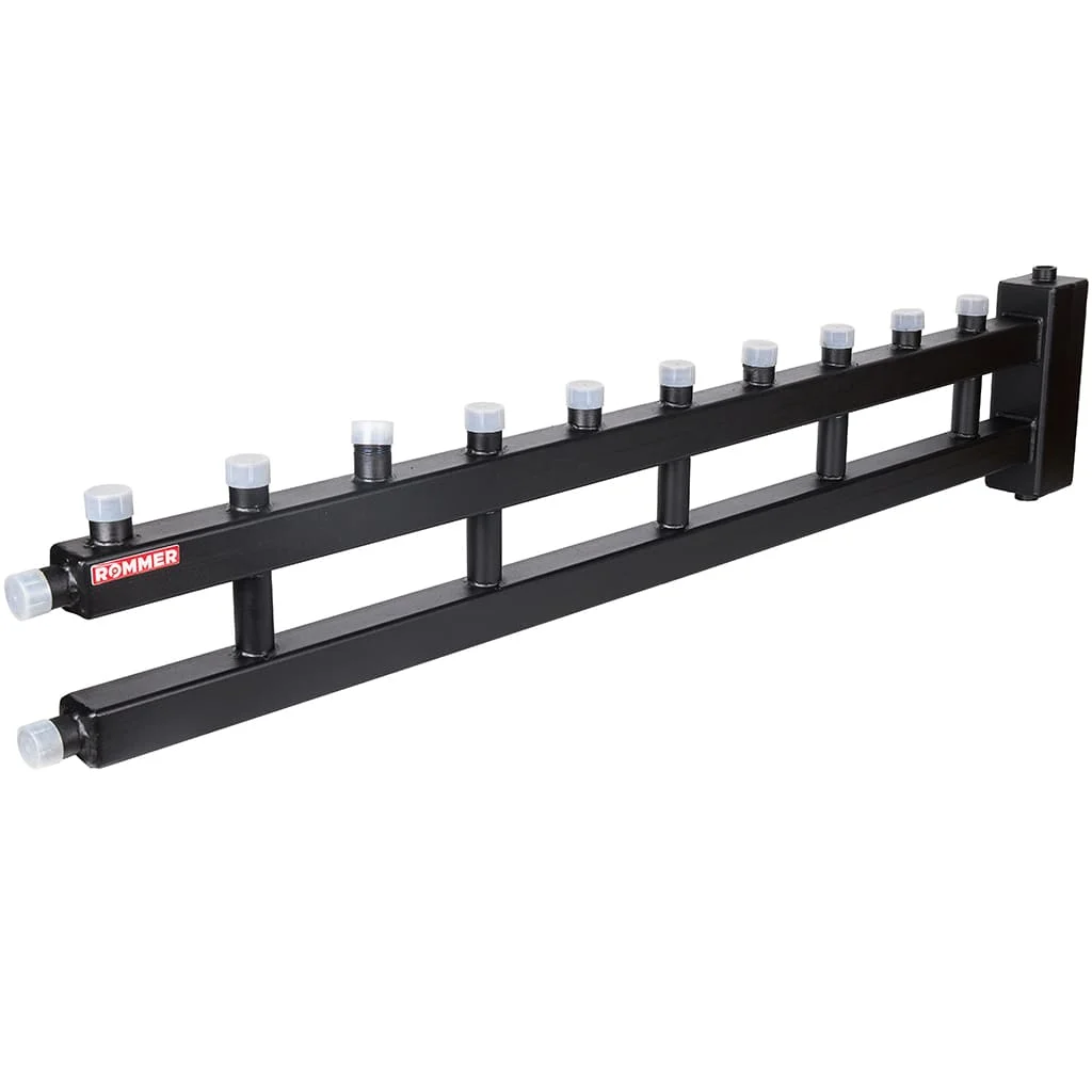 ROMMER RDG-0060-014056 ROMMER Коллектор (дублер рядный) с гидроразделителем на 5+1 контура до 60 кВт ROMMER RDG-0060-014056 ROMMER Коллектор (дублер рядный) с гидроразделителем на 5+1 контура до 60 кВт