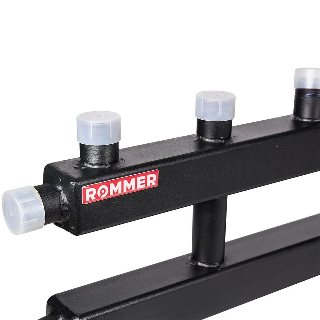 ROMMER RDG-0060-014056 ROMMER Коллектор (дублер рядный) с гидроразделителем на 5+1 контура до 60 кВт ROMMER RDG-0060-014056 ROMMER Коллектор (дублер рядный) с гидроразделителем на 5+1 контура до 60 кВт