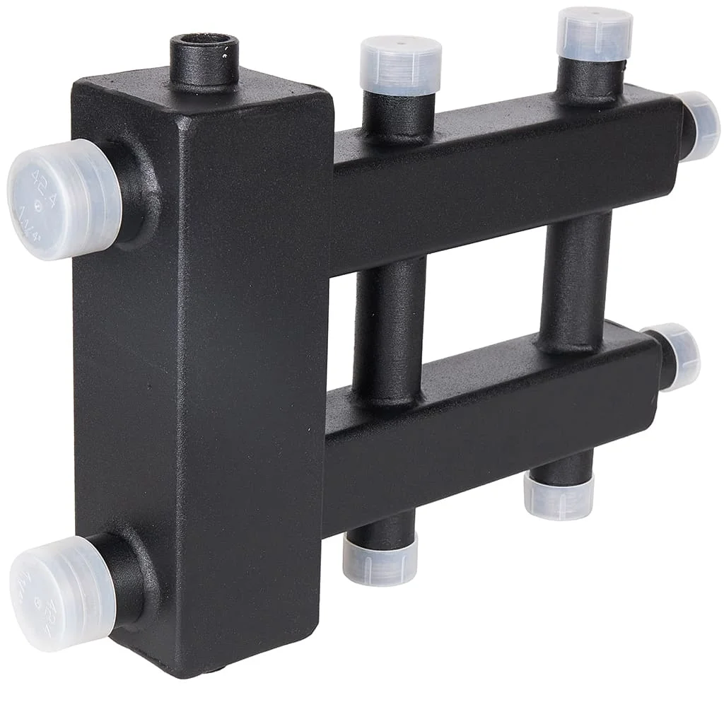 ROMMER RDG-0060-024013 ROMMER Коллектор (дублер компакт) с гидроразделителем на 1+1+1 контура до 60 кВт ROMMER RDG-0060-024013 ROMMER Коллектор (дублер компакт) с гидроразделителем на 1+1+1 контура до 60 кВт