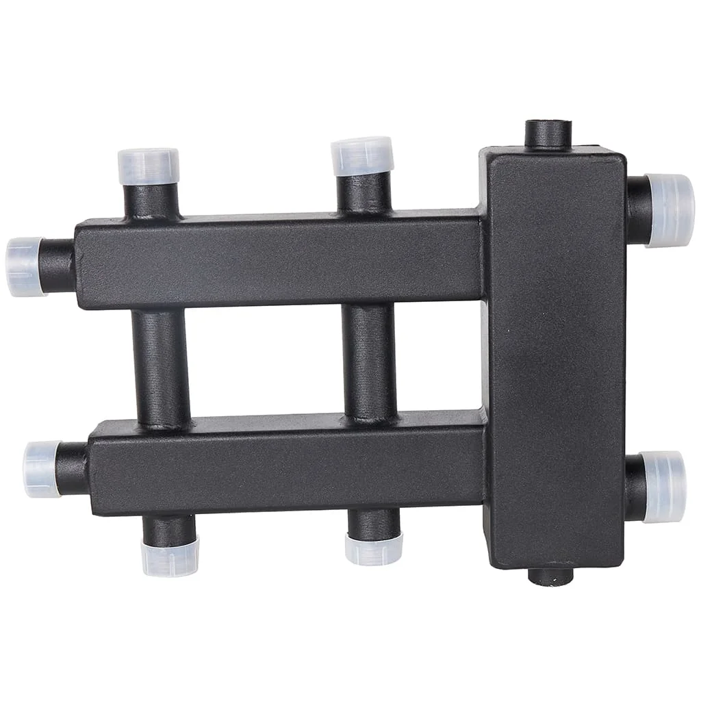 ROMMER RDG-0060-024013 ROMMER Коллектор (дублер компакт) с гидроразделителем на 1+1+1 контура до 60 кВт ROMMER RDG-0060-024013 ROMMER Коллектор (дублер компакт) с гидроразделителем на 1+1+1 контура до 60 кВт