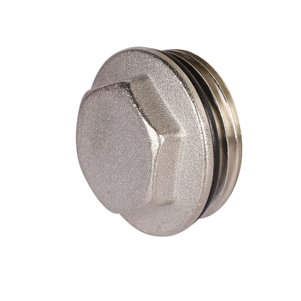 ROMMER RFP-0001-000001 ROMMER Заглушка концевая для коллектора НР никелированная с уплотнительным кольцом, 1 ROMMER RFP-0001-000001 ROMMER Заглушка концевая для коллектора НР никелированная с уплотнительным кольцом, 1