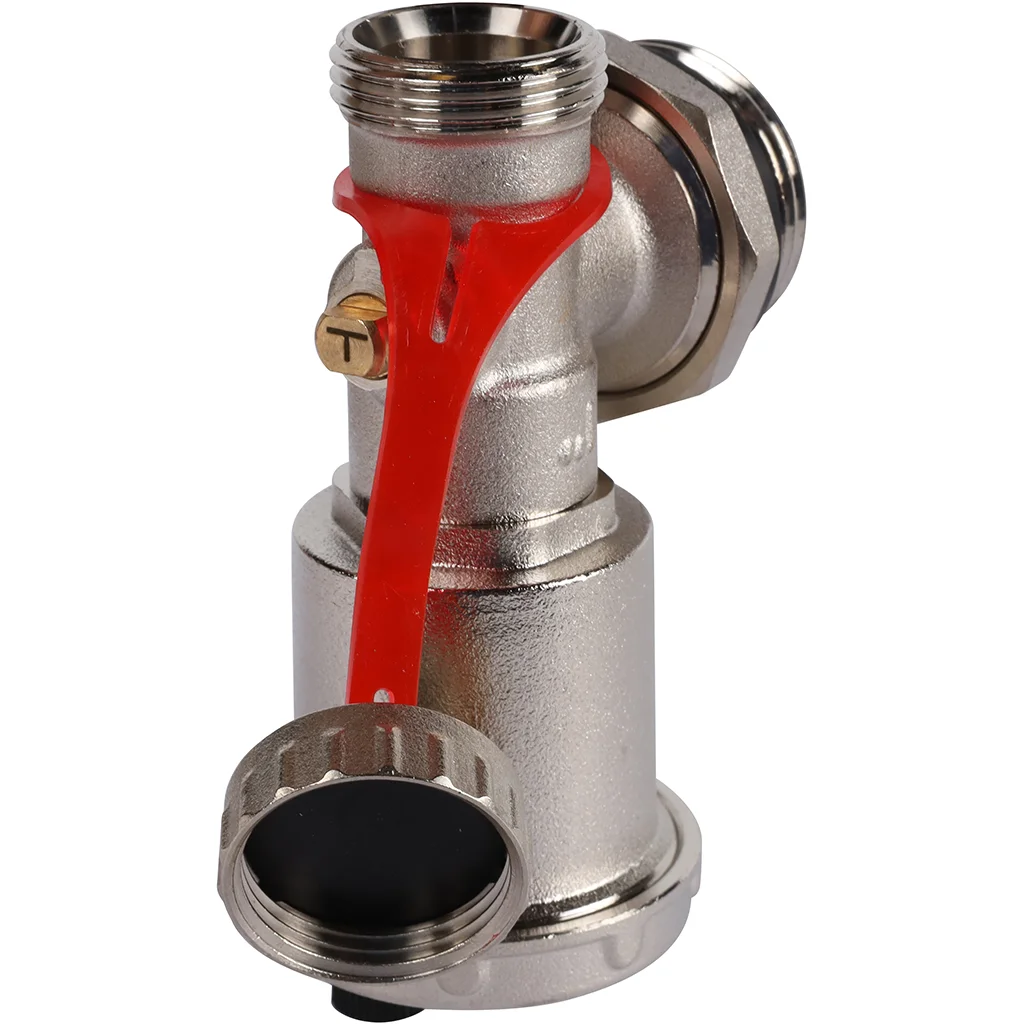 ROMMER RMS-1001-010001 ROMMER Регулируемый концевой фитинг с дренажным вентилем, автоматический воздухоотводчик 1"