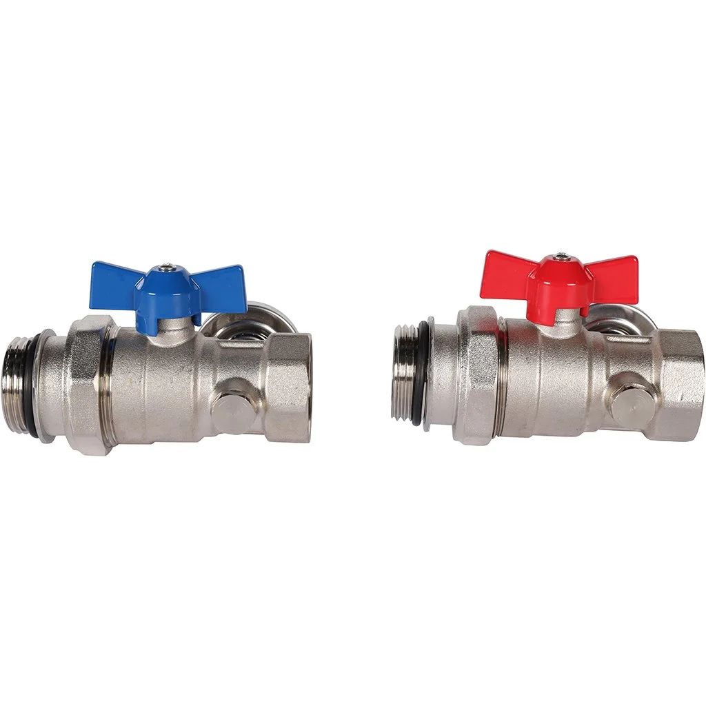 ROMMER RMS-1001-030001 ROMMER Комплект прямых шаровых кранов с термометрами 1” ROMMER RMS-1001-030001 ROMMER Комплект прямых шаровых кранов с термометрами 1”