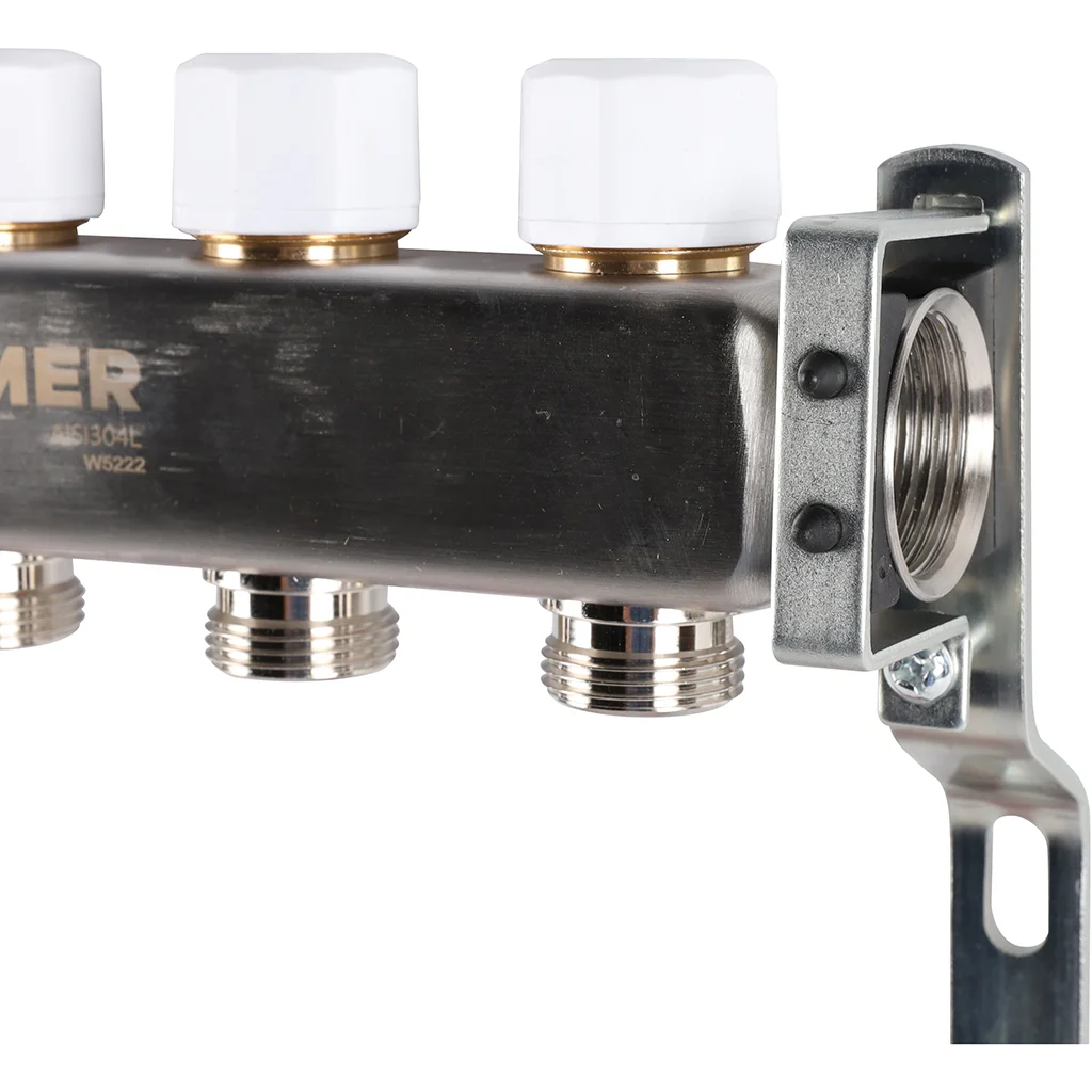 ROMMER RMS-1200-000005 ROMMER Коллектор из нержавеющей стали с расходомерами 5 вых. ROMMER RMS-1200-000005 ROMMER Коллектор из нержавеющей стали с расходомерами 5 вых.