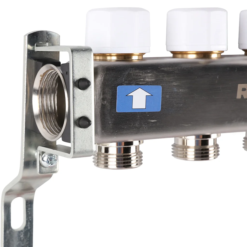 ROMMER RMS-1200-000005 ROMMER Коллектор из нержавеющей стали с расходомерами 5 вых. ROMMER RMS-1200-000005 ROMMER Коллектор из нержавеющей стали с расходомерами 5 вых.