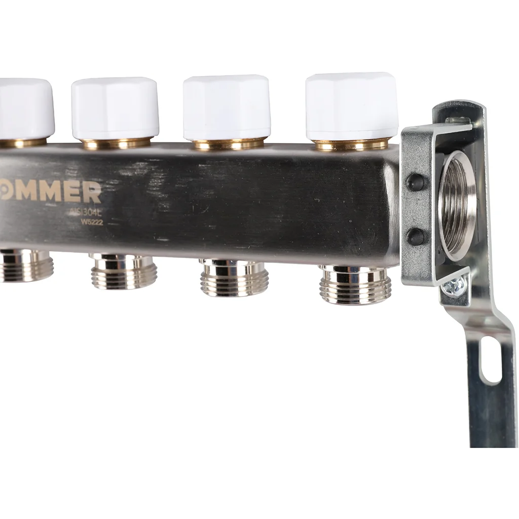 ROMMER RMS-1200-000006 ROMMER Коллектор из нержавеющей стали с расходомерами 6 вых. ROMMER RMS-1200-000006 ROMMER Коллектор из нержавеющей стали с расходомерами 6 вых.