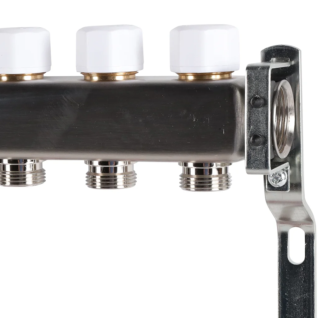 ROMMER RMS-1200-000008 ROMMER Коллектор из нержавеющей стали с расходомерами 8 вых. ROMMER RMS-1200-000008 ROMMER Коллектор из нержавеющей стали с расходомерами 8 вых.