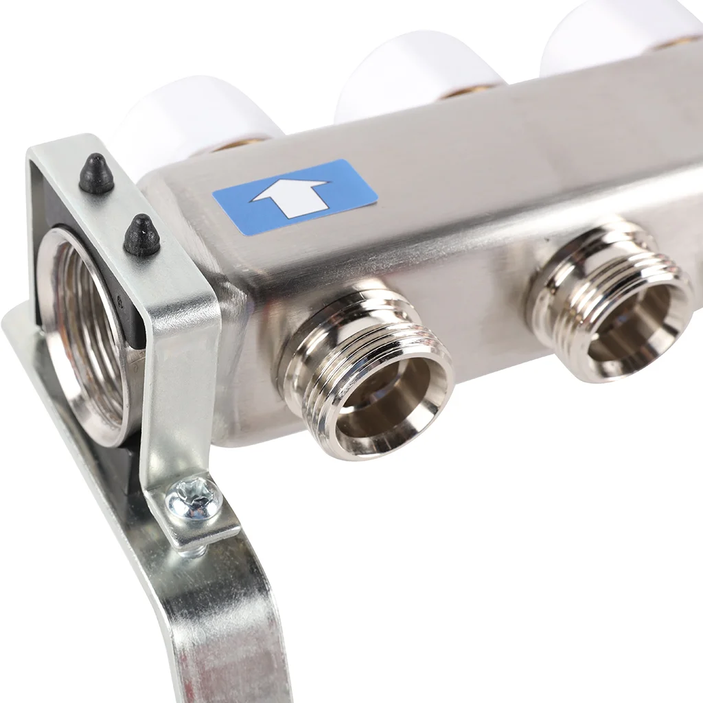 ROMMER RMS-1200-000009 ROMMER Коллектор из нержавеющей стали с расходомерами 9 вых. ROMMER RMS-1200-000009 ROMMER Коллектор из нержавеющей стали с расходомерами 9 вых.