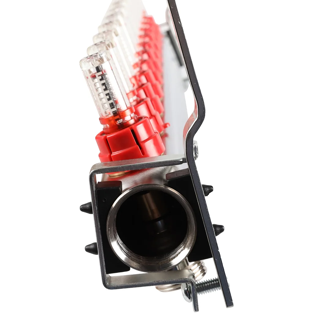 ROMMER RMS-1200-000011 ROMMER Коллектор из нержавеющей стали с расходомерами 11 вых. ROMMER RMS-1200-000011 ROMMER Коллектор из нержавеющей стали с расходомерами 11 вых.