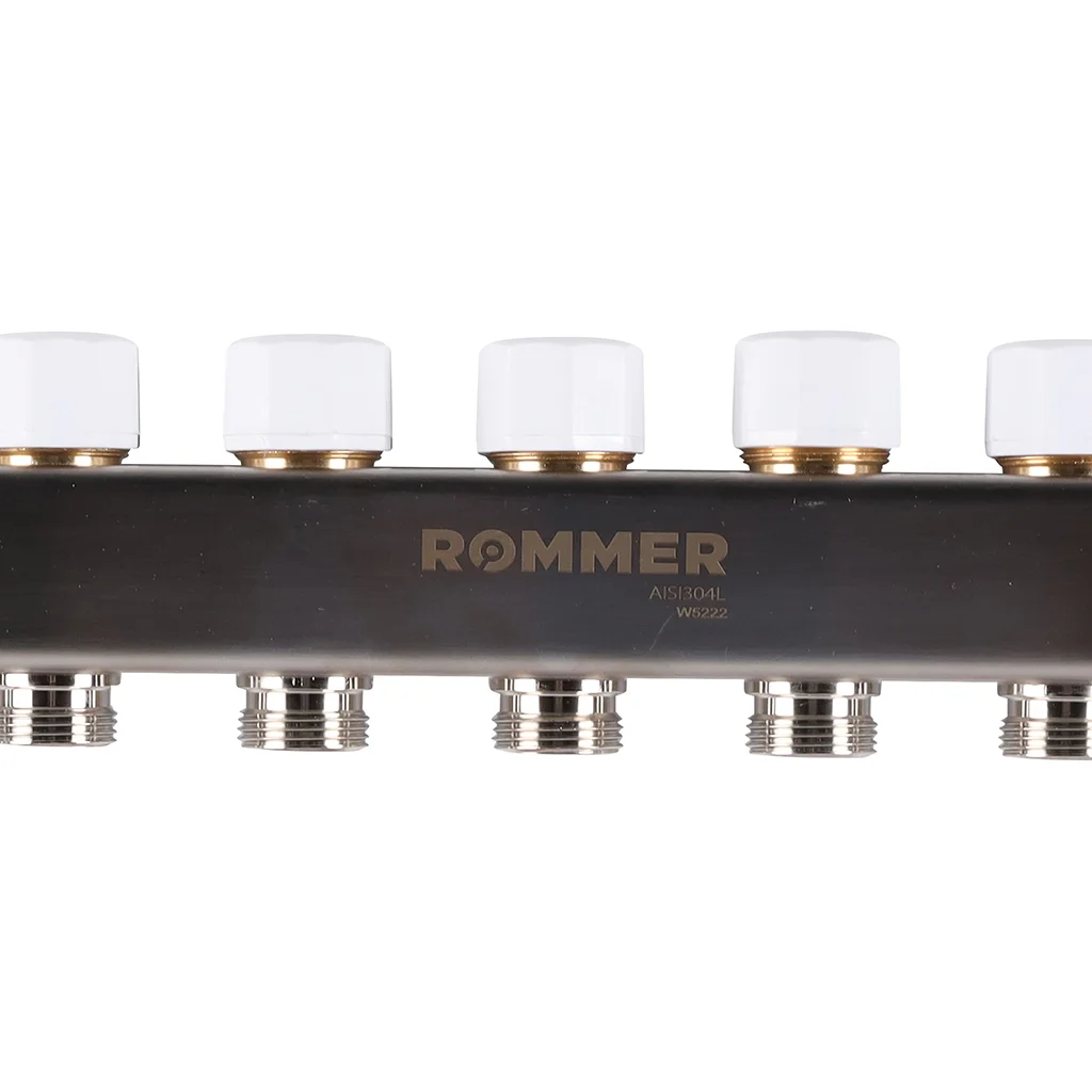 ROMMER RMS-1200-000011 ROMMER Коллектор из нержавеющей стали с расходомерами 11 вых. ROMMER RMS-1200-000011 ROMMER Коллектор из нержавеющей стали с расходомерами 11 вых.