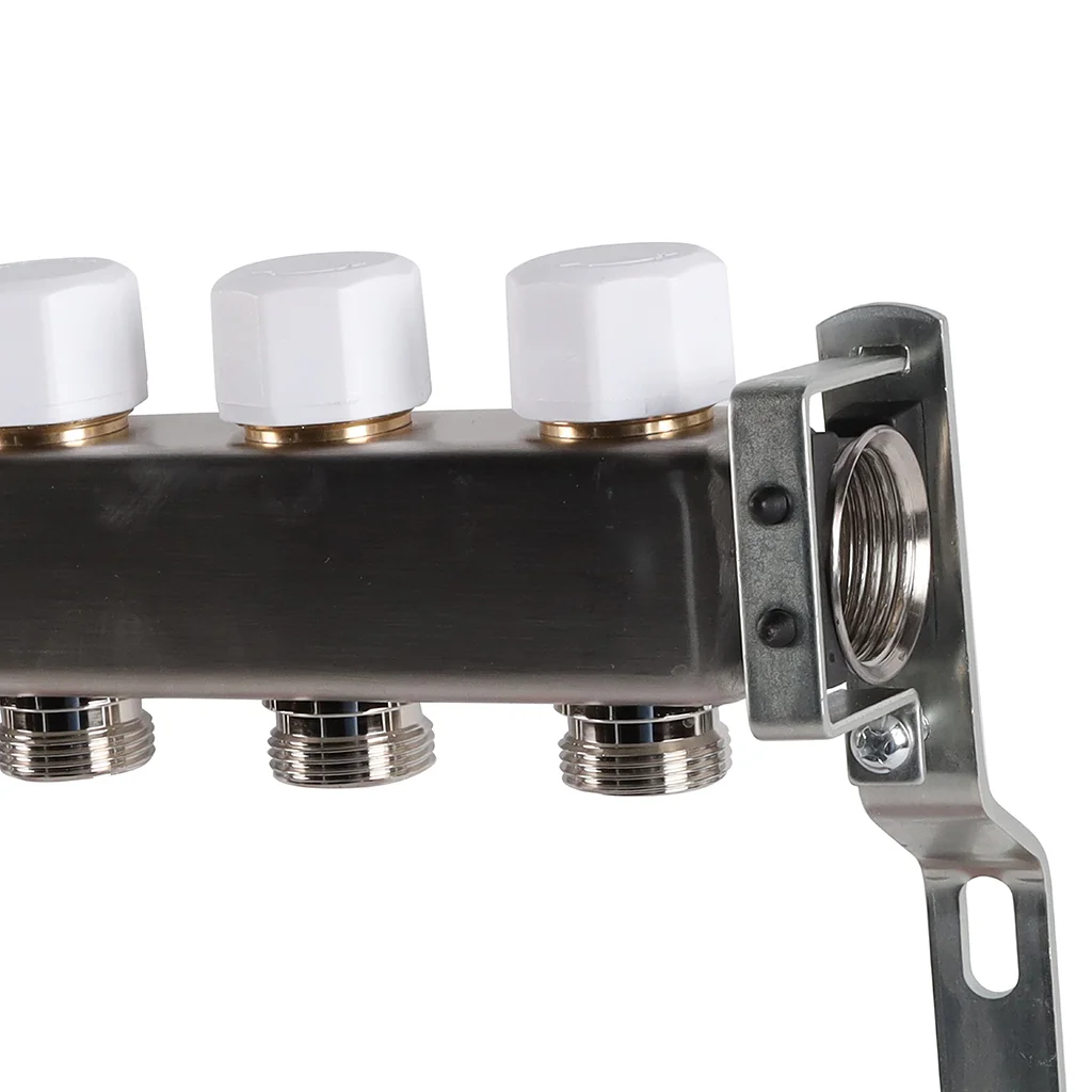 ROMMER RMS-1200-000012 ROMMER Коллектор из нержавеющей стали с расходомерами 12 вых. ROMMER RMS-1200-000012 ROMMER Коллектор из нержавеющей стали с расходомерами 12 вых.