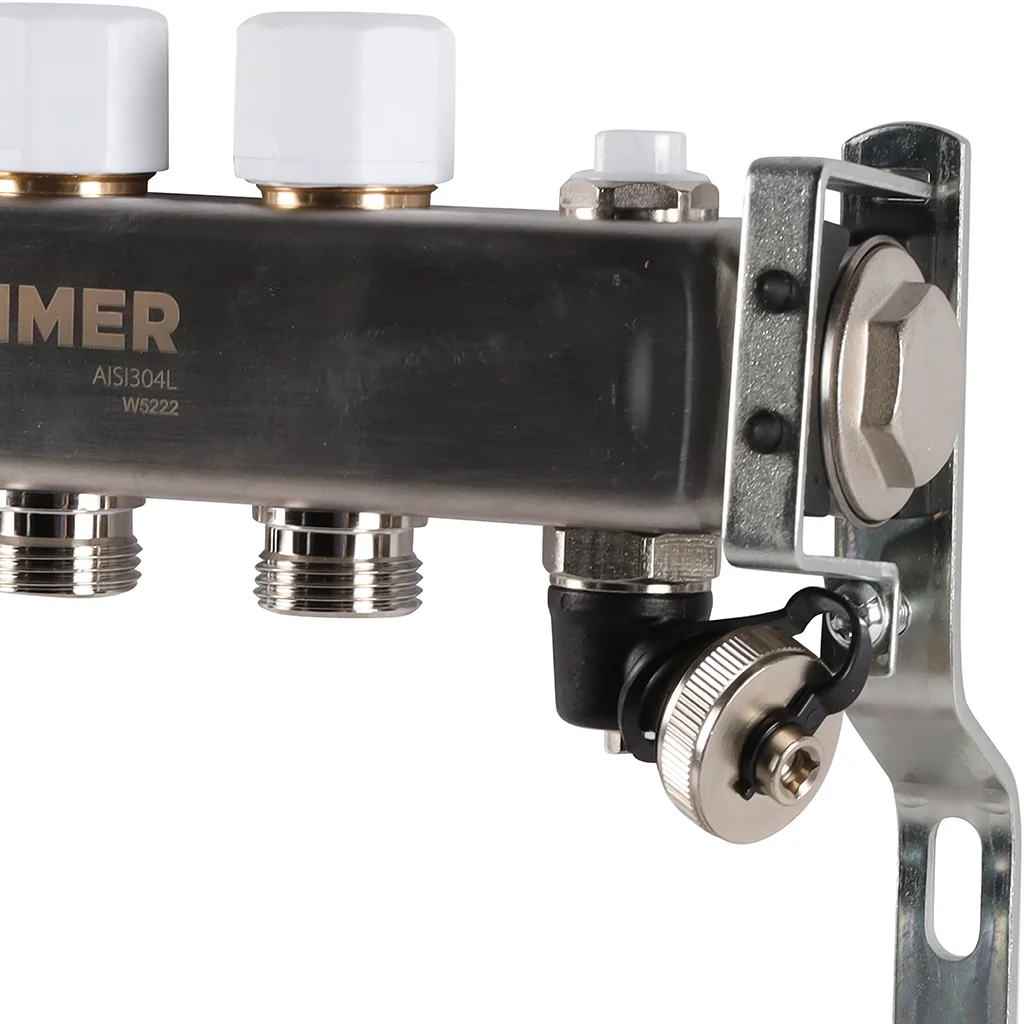 ROMMER RMS-1201-000004 ROMMER Коллектор из нержавеющей стали с расходомерами, с клапаном вып. воздуха и сливом 4 вых. ROMMER RMS-1201-000004 ROMMER Коллектор из нержавеющей стали с расходомерами, с клапаном вып. воздуха и сливом 4 вых.