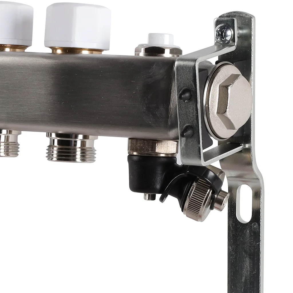 ROMMER RMS-1201-000005 ROMMER Коллектор из нержавеющей стали с расходомерами, с клапаном вып. воздуха и сливом 5 вых. ROMMER RMS-1201-000005 ROMMER Коллектор из нержавеющей стали с расходомерами, с клапаном вып. воздуха и сливом 5 вых.