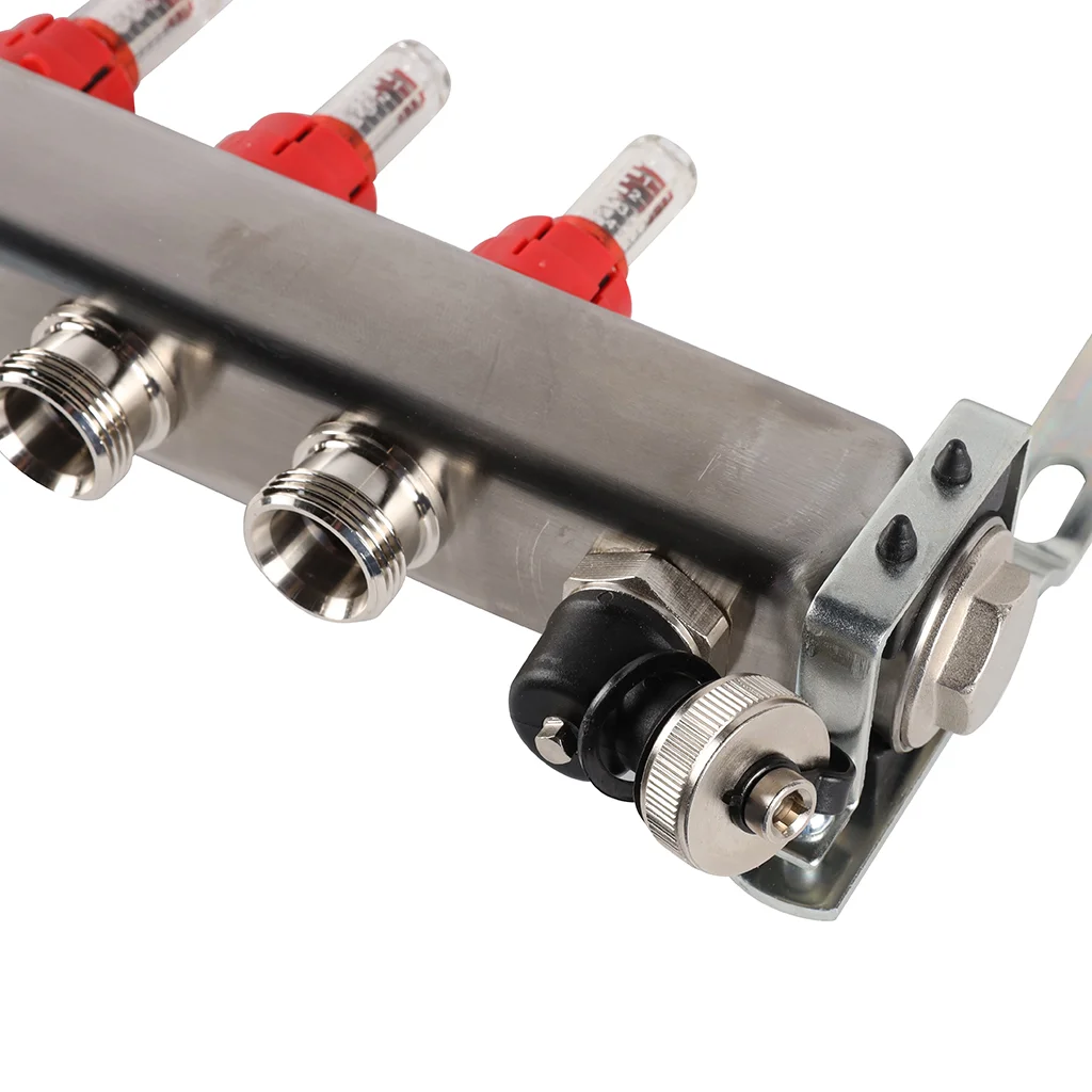 ROMMER RMS-1201-000007 ROMMER Коллектор из нержавеющей стали с расходомерами, с клапаном вып. воздуха и сливом 7 вых. ROMMER RMS-1201-000007 ROMMER Коллектор из нержавеющей стали с расходомерами, с клапаном вып. воздуха и сливом 7 вых.