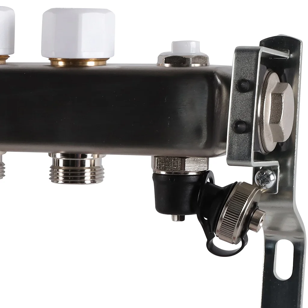 ROMMER RMS-1201-000007 ROMMER Коллектор из нержавеющей стали с расходомерами, с клапаном вып. воздуха и сливом 7 вых. ROMMER RMS-1201-000007 ROMMER Коллектор из нержавеющей стали с расходомерами, с клапаном вып. воздуха и сливом 7 вых.