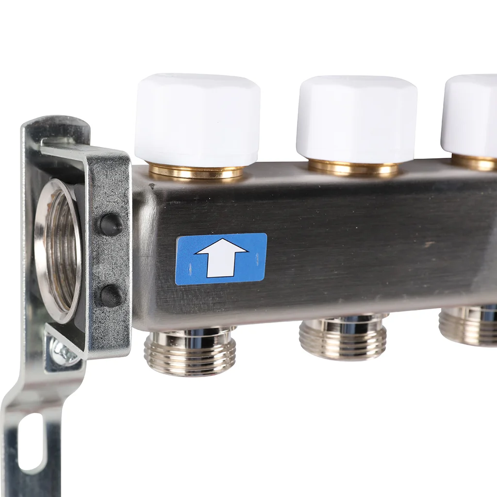 ROMMER RMS-1201-000007 ROMMER Коллектор из нержавеющей стали с расходомерами, с клапаном вып. воздуха и сливом 7 вых. ROMMER RMS-1201-000007 ROMMER Коллектор из нержавеющей стали с расходомерами, с клапаном вып. воздуха и сливом 7 вых.