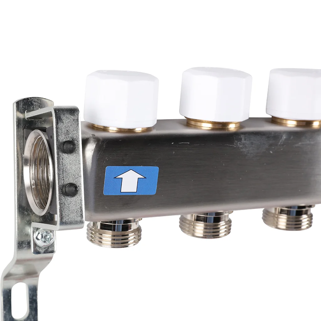 ROMMER RMS-1201-000008 ROMMER Коллектор из нержавеющей стали с расходомерами, с клапаном вып. воздуха и сливом 8 вых. ROMMER RMS-1201-000008 ROMMER Коллектор из нержавеющей стали с расходомерами, с клапаном вып. воздуха и сливом 8 вых.